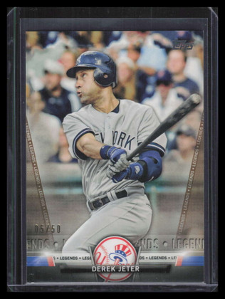 2018 Topps Salute Series 2 Gold s78 Derek Jeter 5/50