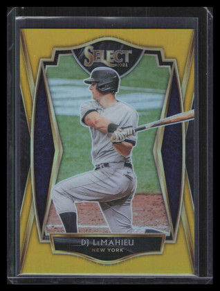 2021 Select Gold Refractor 155 DJ LeMahieu PRM 1/10 Premier Level