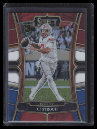 2023 Select Draft Picks Prizms Tri Color Refractor 2 CJ Stroud Rookie 123/199
