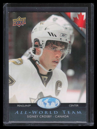 2007-08 Upper Deck All-World Team aw16 Sidney Crosby SP