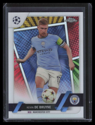 2022-23 Topps Chrome UEFA Club Competitions Hero Variations 33 Kevin De Bruyne