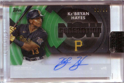 2022 Topps Clearly Authentic Generation Now Autographs Ke'Bryan Hayes Auto 60/99
