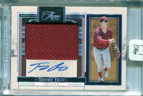 2024 Panini Three and Two Autographs Silver Tommy Troy Rookie Jersey Auto 26/49