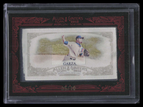 2012 Topps Allen and Ginter Mini Framed Silk 35 Matt Garza 5/10 ID: 167301