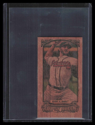 2014 Topps Gypsy Queen Mini Wood 57 Brandon Beachy 1/5 ID: 167313