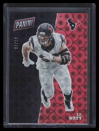 2017 Panini National Convention Pyramids fb11 J. J. Watt 7/10 ID: 169001