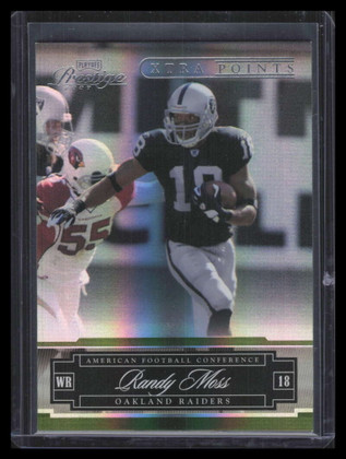2007 Playoff Prestige Xtra Points Green 108 Randy Moss 23/25 ID: 169007