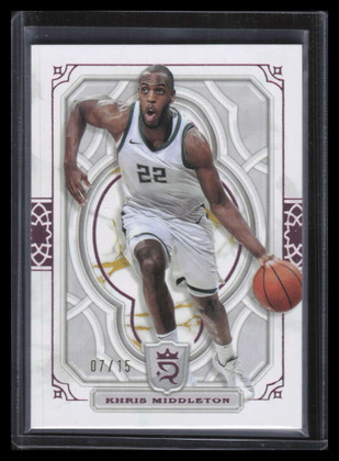2023-24 Topps Royalty Pink 23 Khris Middleton 7/15
