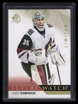 2015-16 SP Authentic Limited 217 Louis Domingue Rookie 10/25 Future Watch