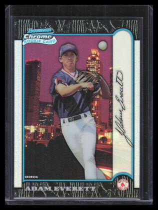 1999 Bowman Chrome International Refractor 77 Adam Everett Rookie 44/100
