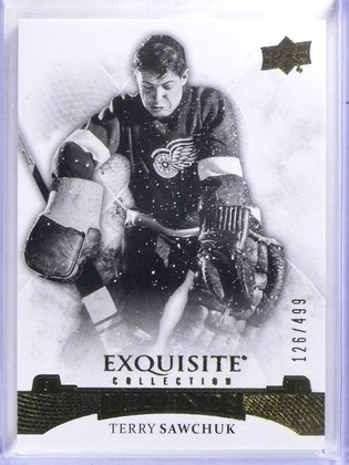 2015-16 Upper Deck Exquisite Collection Terry Sawchuk #D126/499 #37