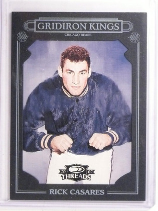 2007 Donruss Threads Gridiron Kings Black Rick Casares #D08/10 #PGK51