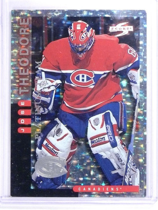 1997-98 Score Canadiens Platinum Team Jose Theodore #3 RARE SP