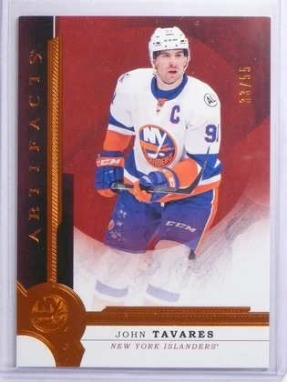 2016-17 Upper Deck Artifacts Orange John Tavares #D33/55 #115