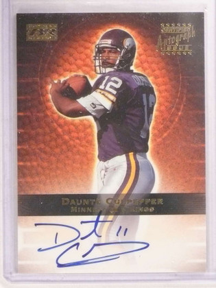 2000 Bowman Reserve Daunte Culpepper autograph auto #DC
