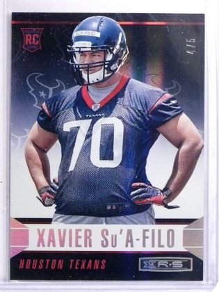 2014 Rookies & Stars Longevity Platinum Xavier Su'A-Filo Rookie #D4/5 #197