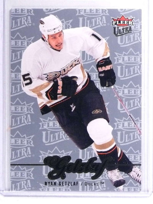 2007-08 Fleer Ultra Ice medallion Ryan Getzlaf #D016/100 #199