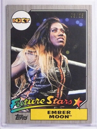 2017 Topps WWE Heritage Silver Ember Moon #D03/25 #3