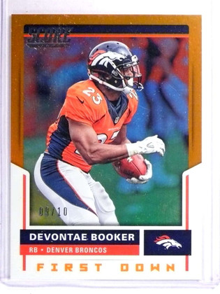2017 Panini Score First Down Devotnae Booker #D09/10 #237