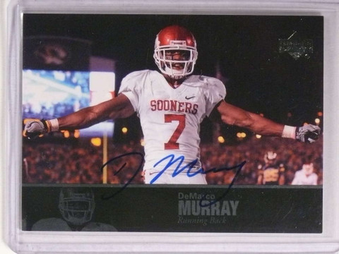 2011 Upper Deck Legends College Demarco Murray autograph auto rc #86 ID: 20247