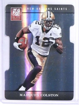 2012 Elite Marques Colston Die Cut Status #D09/12 #64 Saints