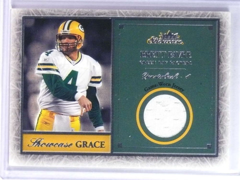 2003 Fleer Showcase Grace Brett Favre Jersey #SGBF