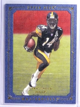 2008 UD Masterpieces Framed Light Blue Limas Sweed Rookie #D02/10 #58
