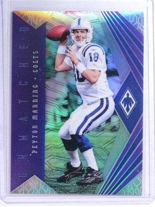 2018 Panini Phoenix Unmatched Purple Peyton Manning #D66/75 #26