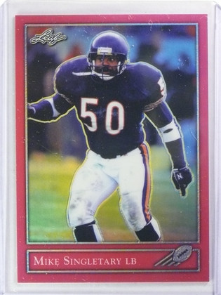 2019 Leaf National Sports Collectors Convetion Pink Mike Singletary #D2/7