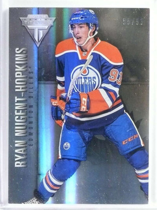 2013-14 Panini Titanium Jersey Number Ryan Nugent-Hopkins #D55/93 #85