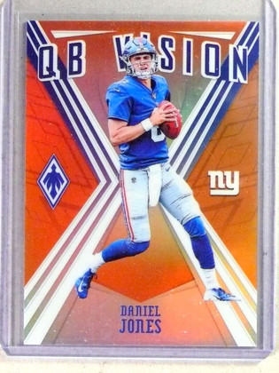 2019 Panini Phoenix QB Vision Orange Daniel Jones rc rookie #D71/99 #2