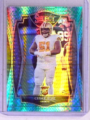 2020 Select Premier Level Dragon Scale Cesar Ruiz Rookie RC #D13/67 #191