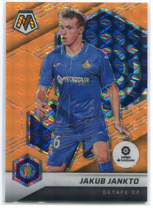 2021-22 Panini Mosaic La Liga Mosaic Orange Fluorescent 55 Jakub Jankto 24/25
