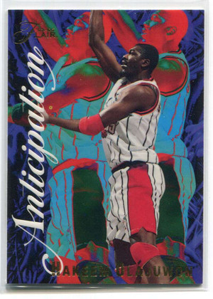 1995-96 Flair Anticipation 6 Hakeem Olajuwon