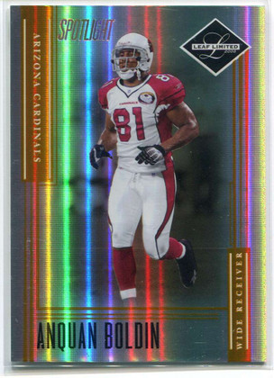 2006 Leaf Limited Gold Spotlight 24 Anquan Boldin 1/10