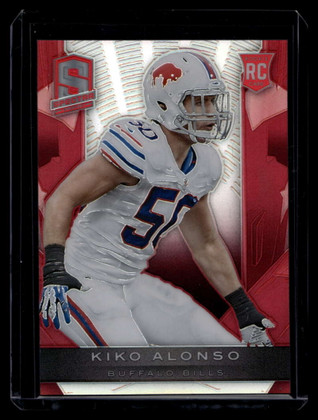 2013 Panini Spectra Red 245 Kiko Alonso Rookie 19/25