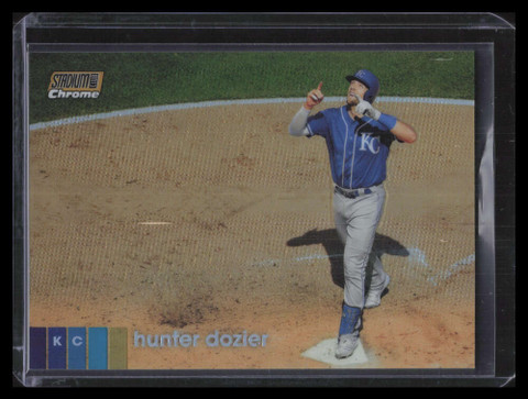 2020 Stadium Club Chrome Gold Refractor 226 Hunter Dozier 10/50