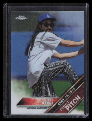 2016 Topps Chrome First Pitch fpc11 Steve Aoki F00207