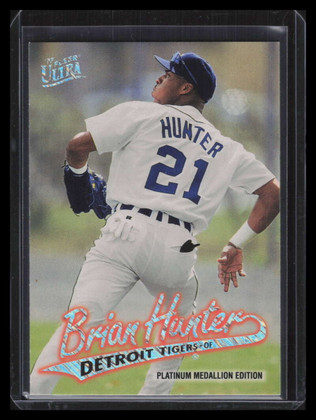 1997 Ultra Platinum Medallion 404 Brian Hunter /250