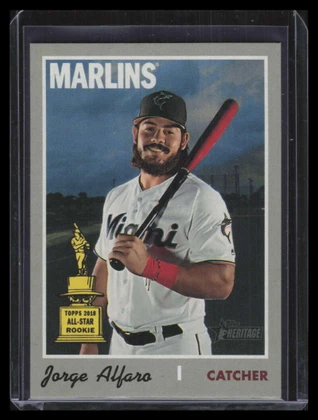 2019 Topps Heritage Traded Variation 527 Jorge Alfaro Trade SP