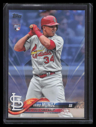 2018 Topps Update Father's Day Blue us274 Yairo Munoz Rookie 46/50