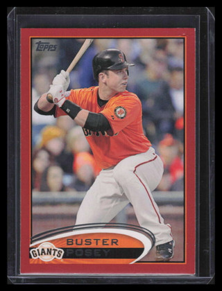 2012 Topps Target Red Border 398 Buster Posey