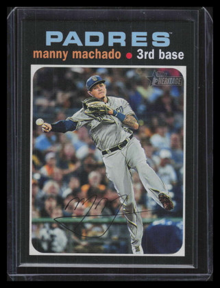 2020 Topps Heritage Action Variations 308 Manny Machado SP