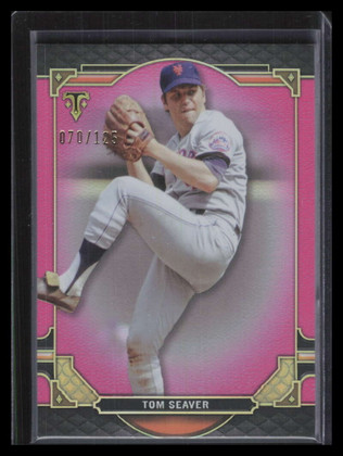 2022 Topps Triple Threads Tourmaline 42 Tom Seaver 70/125