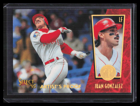 1995 Select Artist's Proof 86 Juan Gonzalez