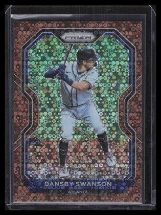 2021 Panini Prizm Prizms Bronze Donut Circles Refractor 168 Dansby Swanson 27/40