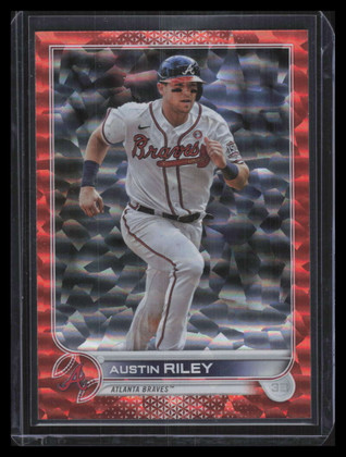 2022 Topps Orange Foilboard 115 Austin Riley 144/299