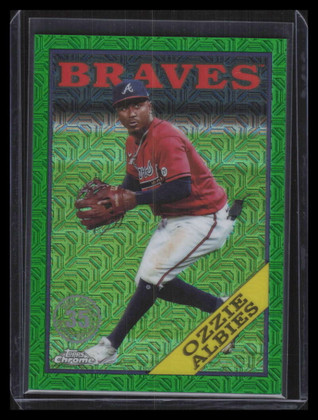 2023 Topps '88 Silver Pack Chrome Green Refractor 2t88c22 Ozzie Albies 20/99