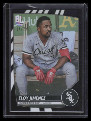 2023 Topps Big League Black 238 Eloy Jimenez RAINBOW FOIL 14/25