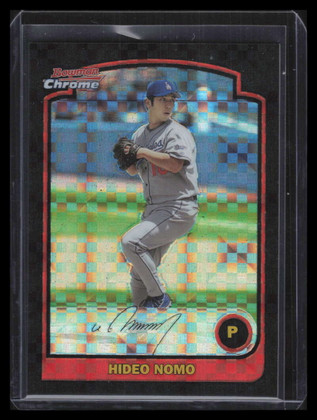 2003 Bowman Chrome X-Fractor 48 Hideo Nomo